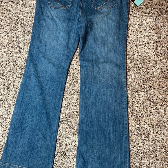 Sonoma Life Style Blue Jeans with Belt Low Rise Boot Cut Modern Fit Women FLAWS - Picture 16 of 16